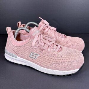 SKECHERS Women's Sneakers Size 9 Pink Sparkle Air-Cooled Memory Foam